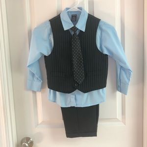 Boys 3 piece formal outfit with tie